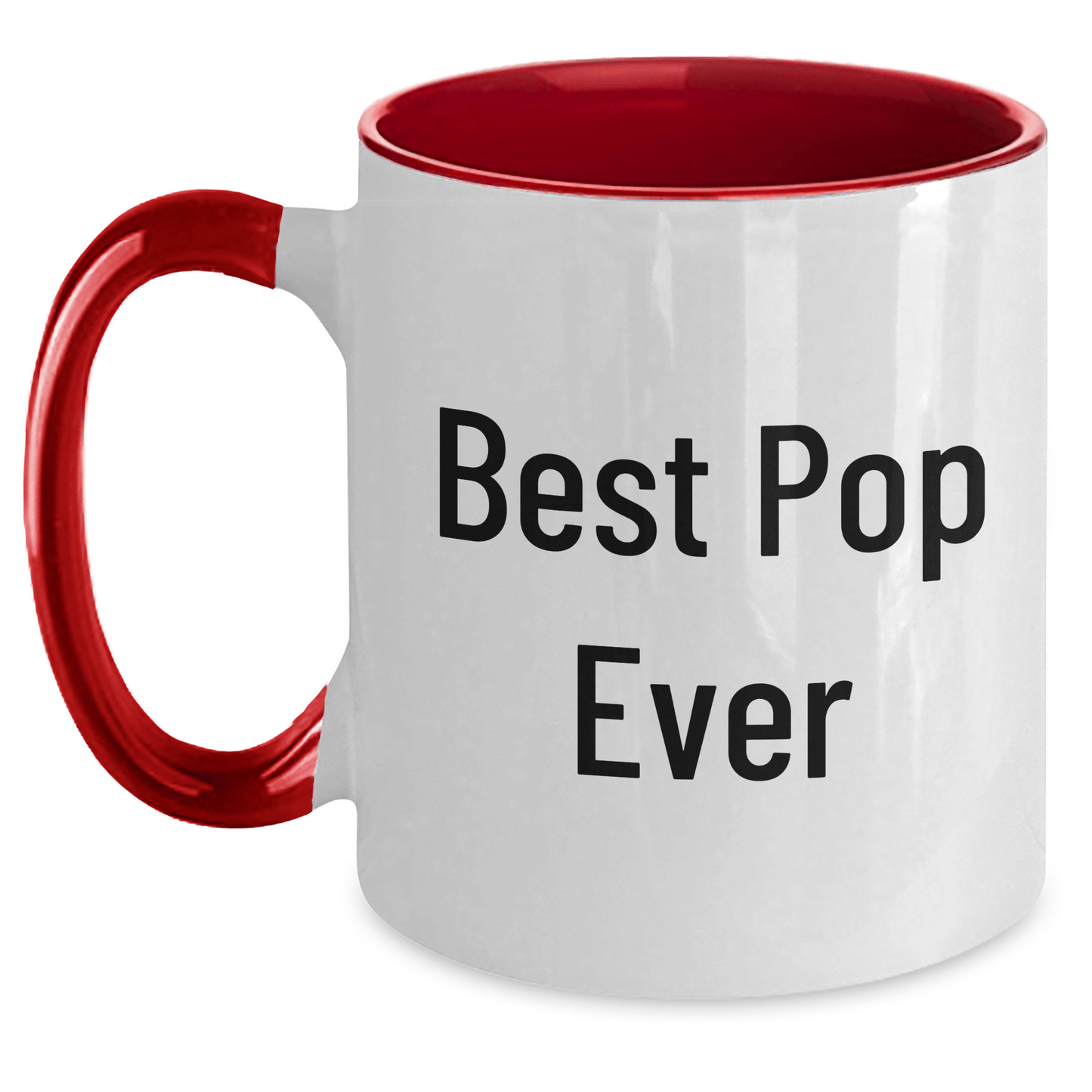 Funny Pop Quote Gifts from Friends for Mom's Day Unique Two Tone Coffee Mug - Victory Thru Vision 