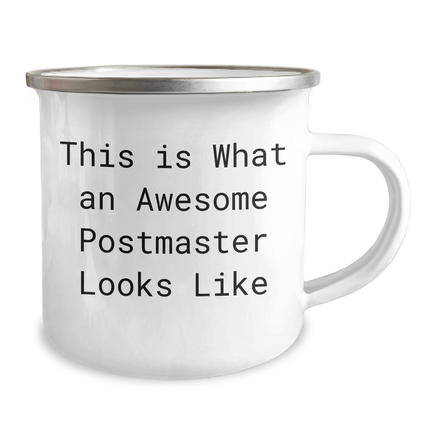 Funny Postmaster Gifts for Men from Friends, This Is What An Awesome Postmaster Looks Like, Camping Mug for Father's Day - Victory Thru Vision 