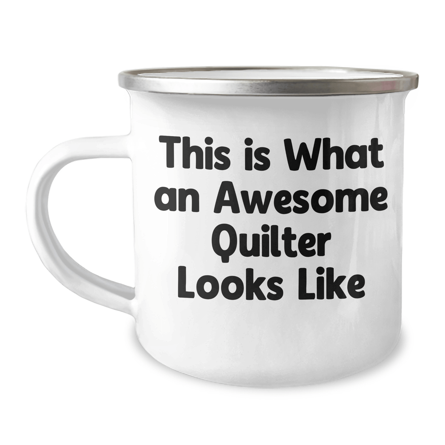 Funny Quilter Gifts, This Is What An Awesome Quilter Looks Like, Camping Mug for Dad, Gifts from Family for Father's Day - Victory Thru Vision 