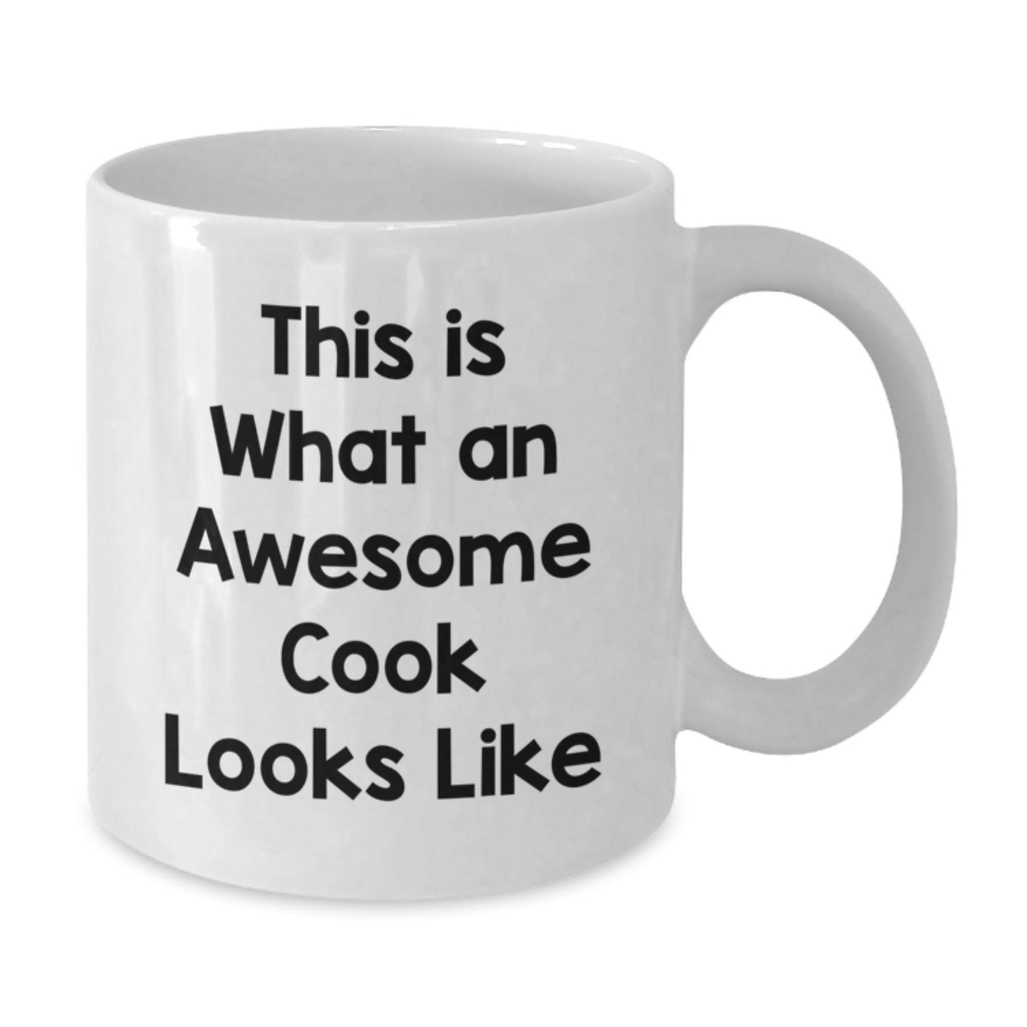 Funny Quote Cook Gifts for Men from Friends on Graduation Day White Coffee Mug, 11oz or 15oz Capacity, Ceramic, Microwave and Dishwasher Safe - Victory Thru Vision