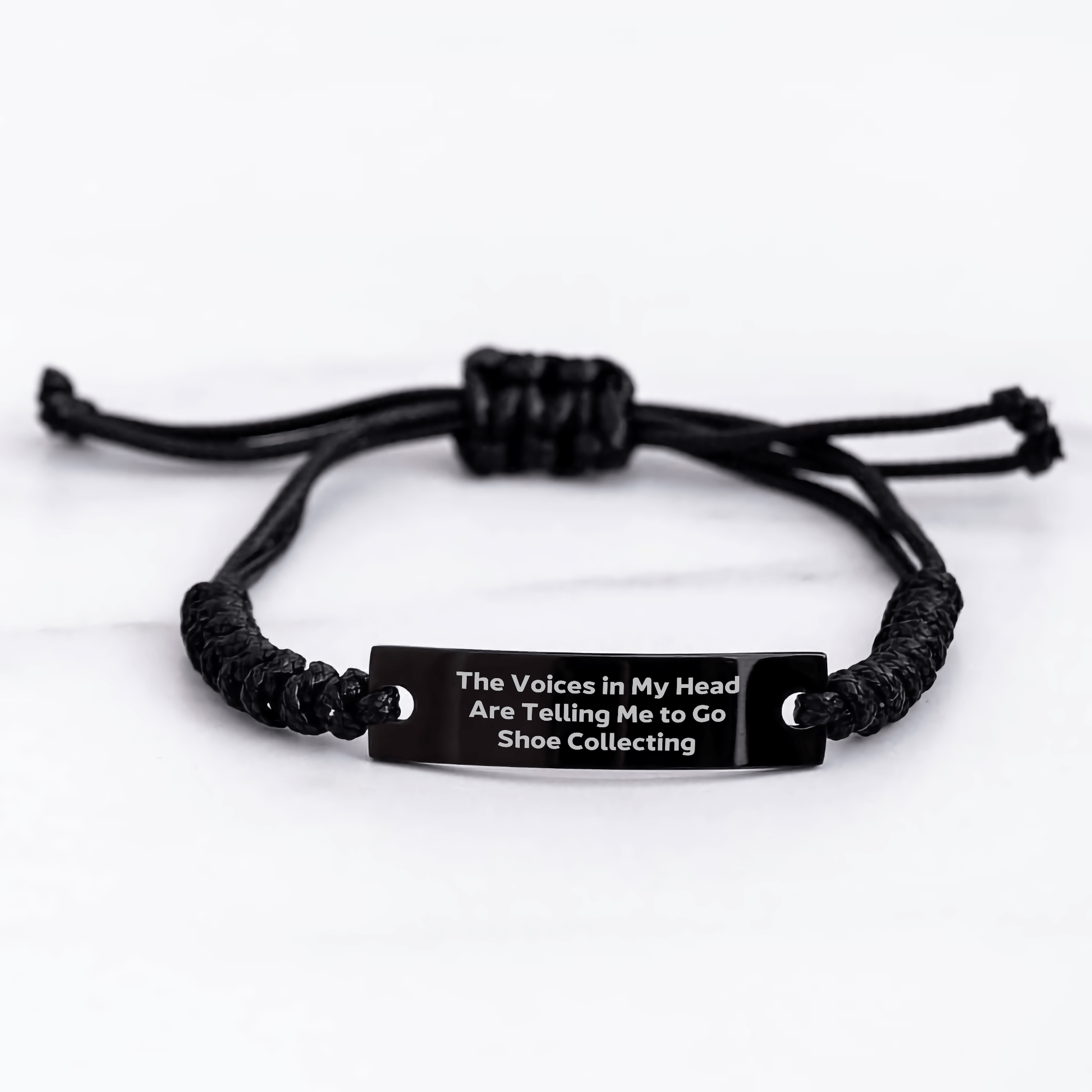 Funny Quote Rope Bracelet Gifts for Men from Shoe Collecting Enthusiasts, Inspirational Graduation Unique Gifts from Friends - Victory Thru Vision
