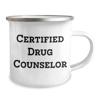 Funny Quotes Drug Counselor Gifts for Dad - Camping Mug - 'You're the Best' - Gifts from Family - Father's Day Unique Gifts - Victory Thru Vision 
