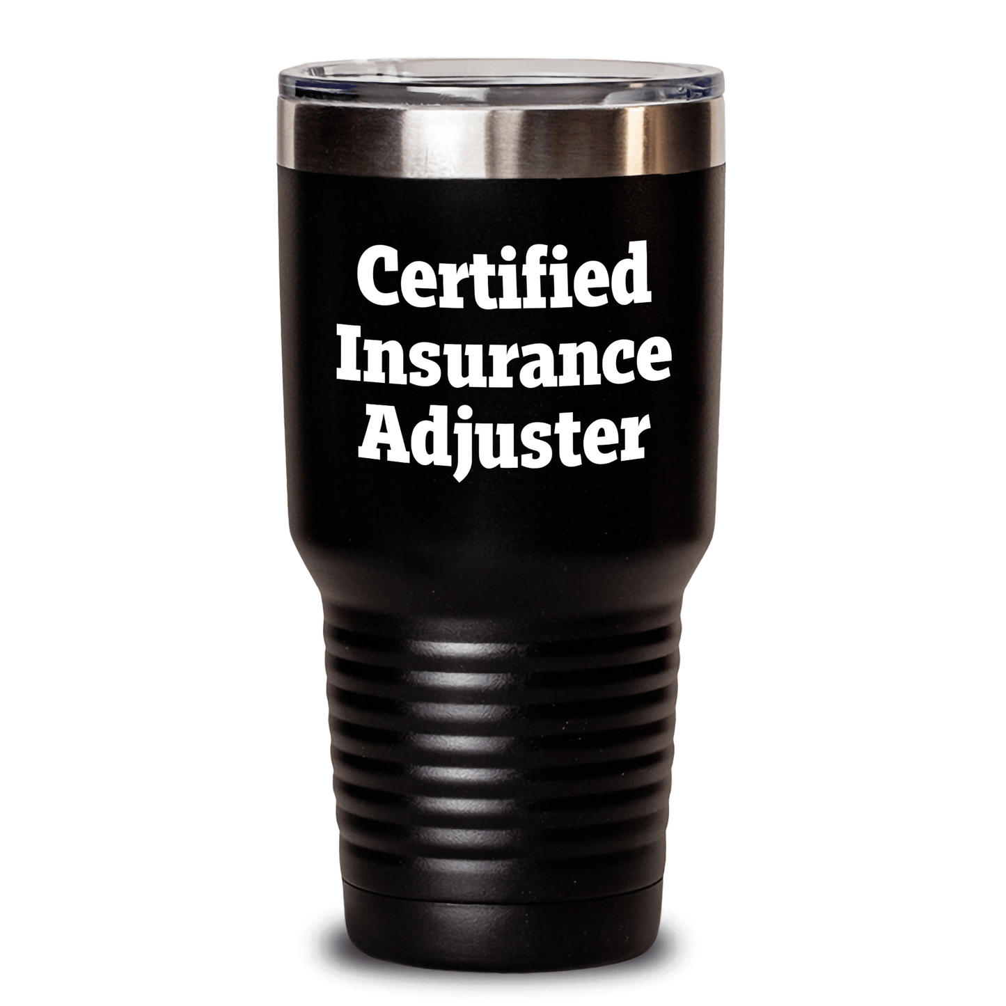 Funny Quotes for Insurance Adjusters Gifts from Family - Insurance Adjuster Tumbler for Men, Certified Insurance Adjuster Gift Ideas for Father's Day - Victory Thru Vision 