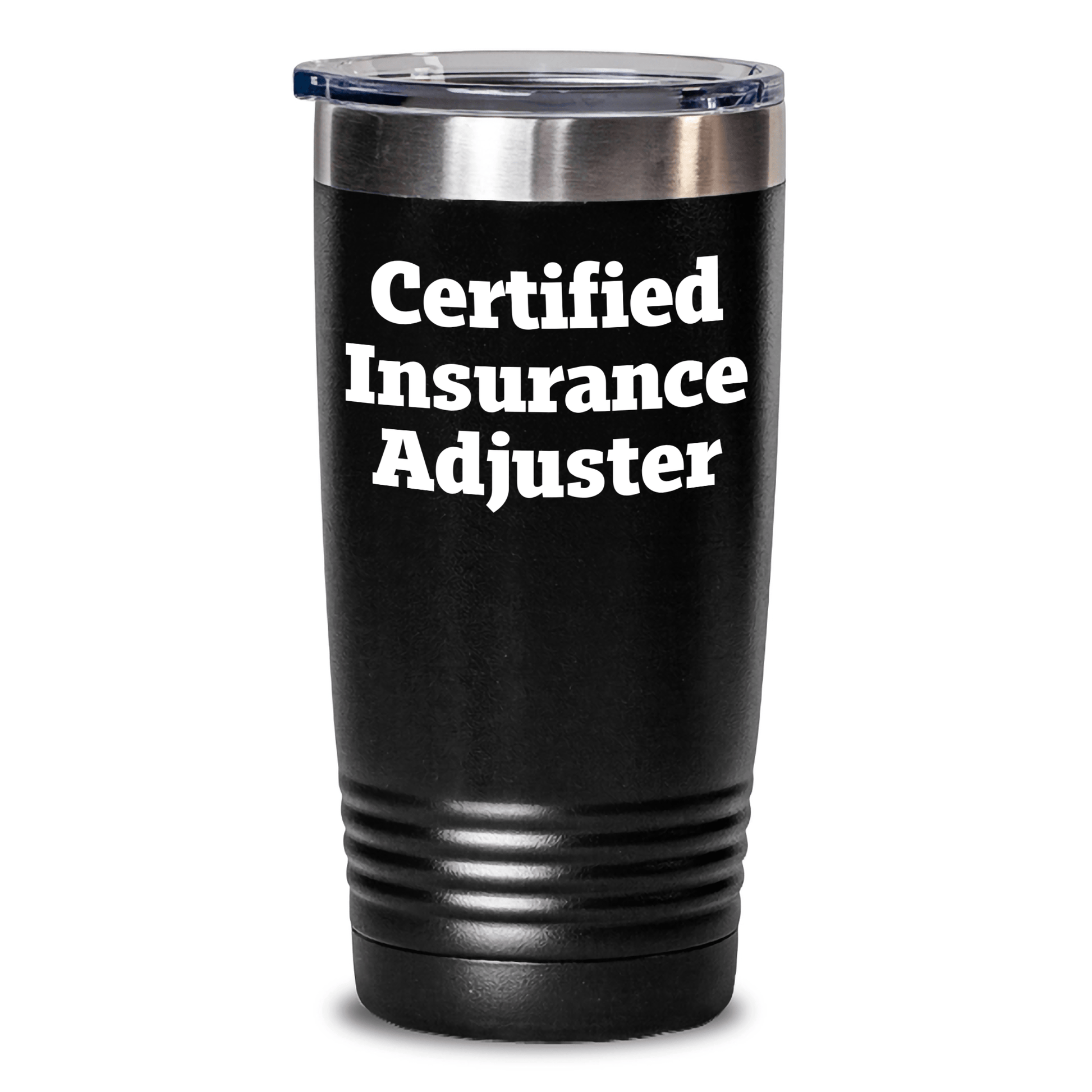Funny Quotes for Insurance Adjusters Gifts from Family - Insurance Adjuster Tumbler for Men, Certified Insurance Adjuster Gift Ideas for Father's Day - Victory Thru Vision 