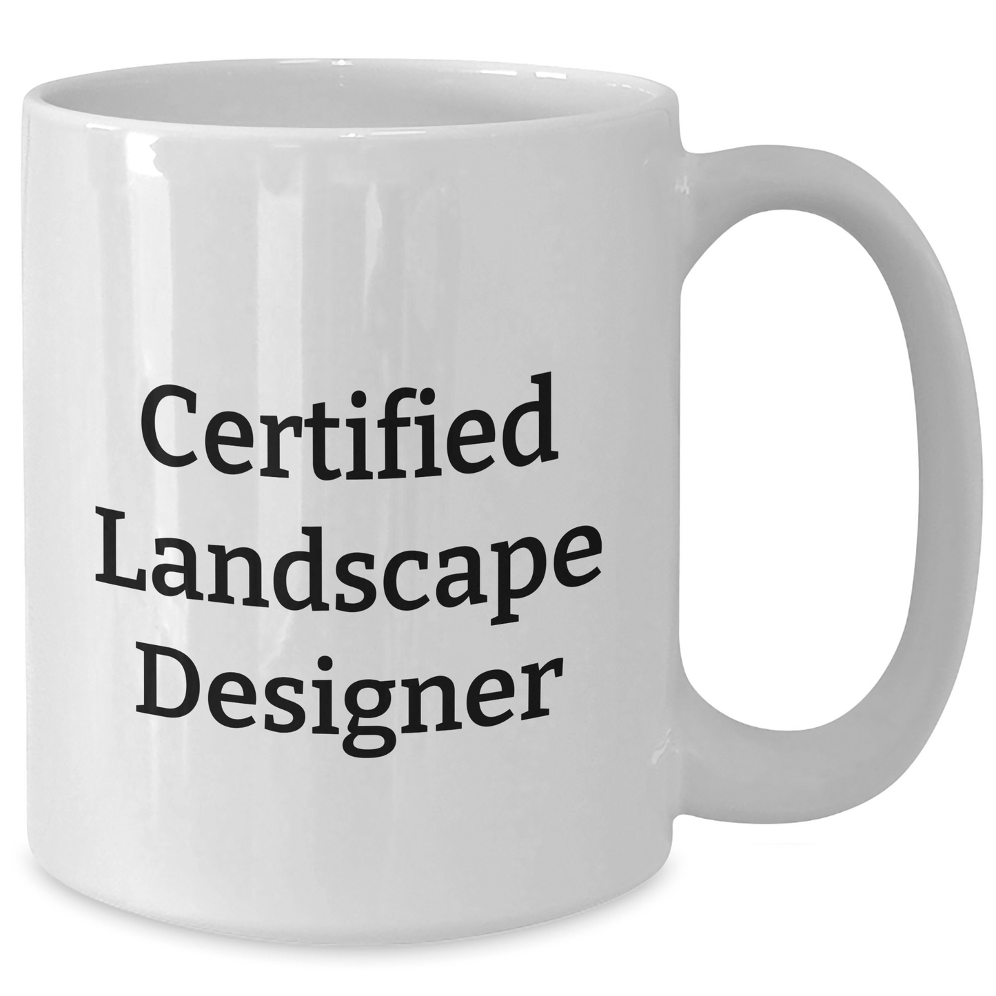 Funny Quotes Gifts for Landscape Designer, White Coffee Mug from Men, Unique Father's Day Unique Gifts - Victory Thru Vision 