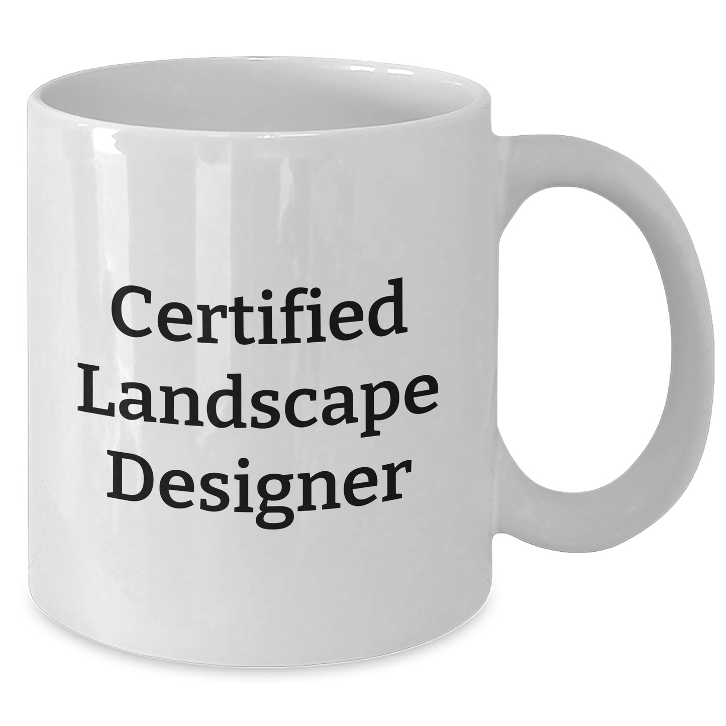 Funny Quotes Gifts for Landscape Designer, White Coffee Mug from Men, Unique Father's Day Unique Gifts - Victory Thru Vision 