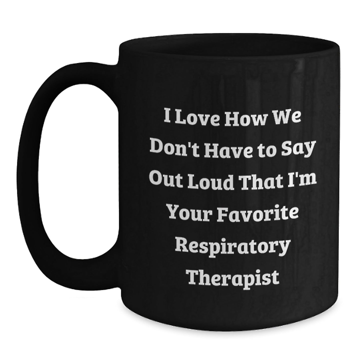 Funny Respiratory Therapist Gifts, Inspirational Quote on Black Coffee Mug, Gifts from Friends for Birthday, Unique Respiratory Therapist Birthday Unique Gifts for Men - Victory Thru Vision