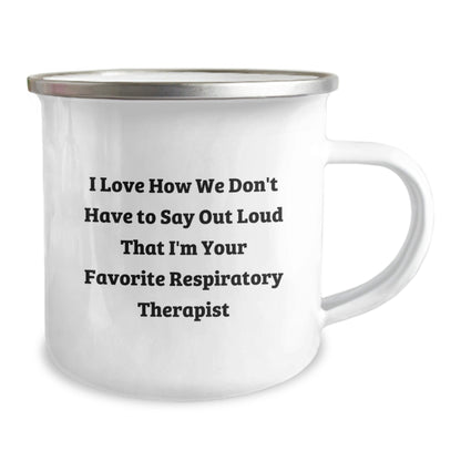 Funny Respiratory Therapist Gifts, Inspirational Quote on Camping Mug, Birthday Present for Men or Women, Gifts from Friends or Coworkers - Victory Thru Vision