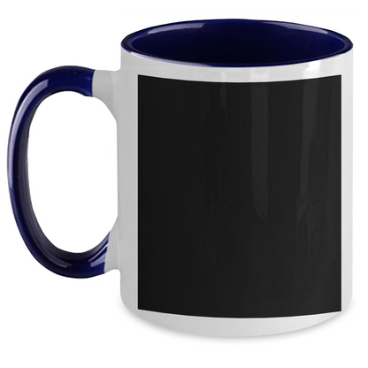 Funny Second Mom Gifts from Men to Women - Best Second Mom Ever Two Tone Coffee Mug for Graduation, Unique Gifts for Second Mom - Victory Thru Vision