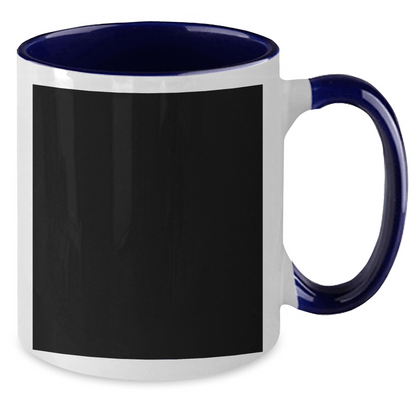 Funny Second Mom Gifts from Men to Women - Best Second Mom Ever Two Tone Coffee Mug for Graduation, Unique Gifts for Second Mom - Victory Thru Vision