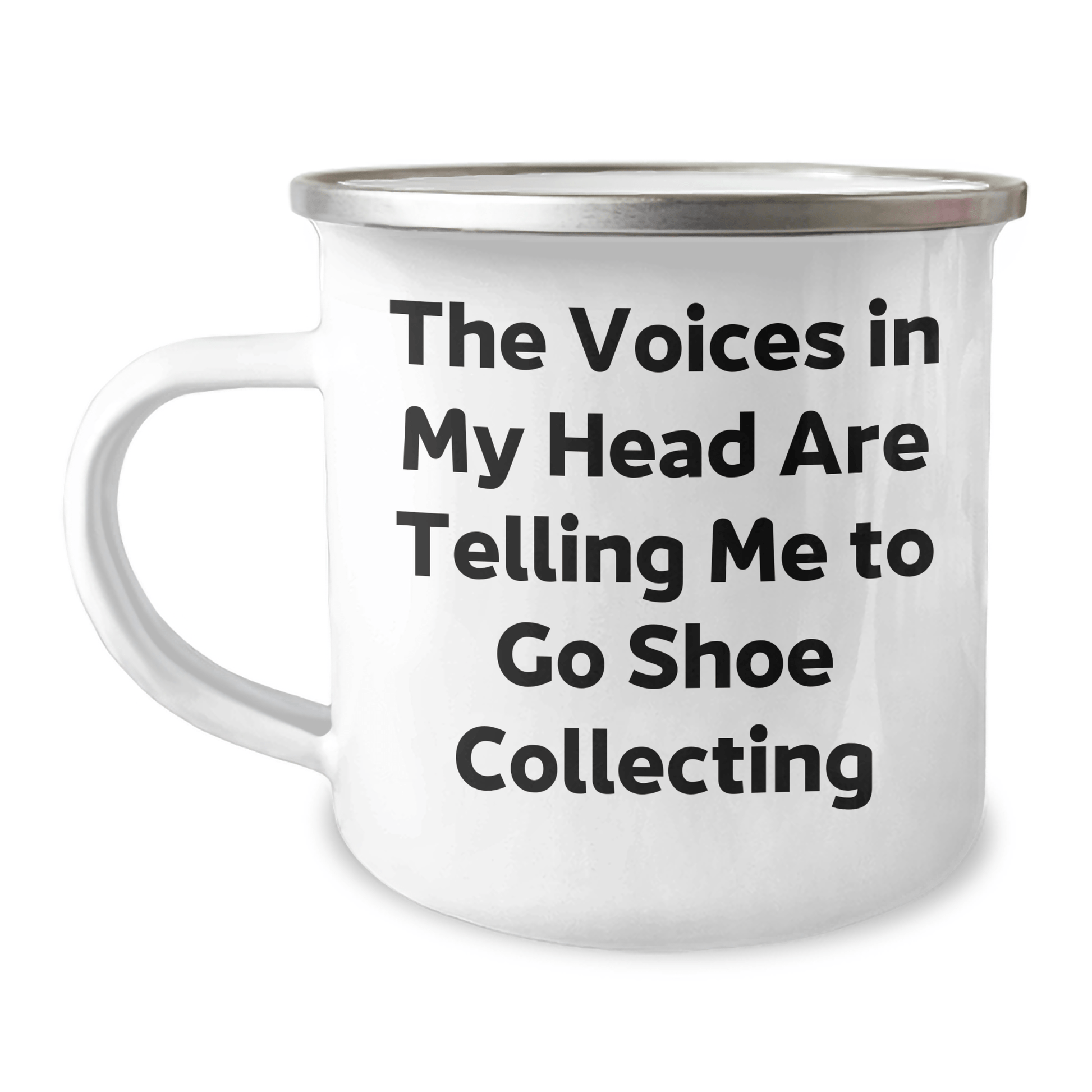 Funny Shoe Collecting Gifts for Him, Gifts from Friends, Inspirational Quote on Camping Mug for Graduation, Unique Shoe Collecting Mugs for Men, Shoe Collecting Enthusiasts - Victory Thru Vision