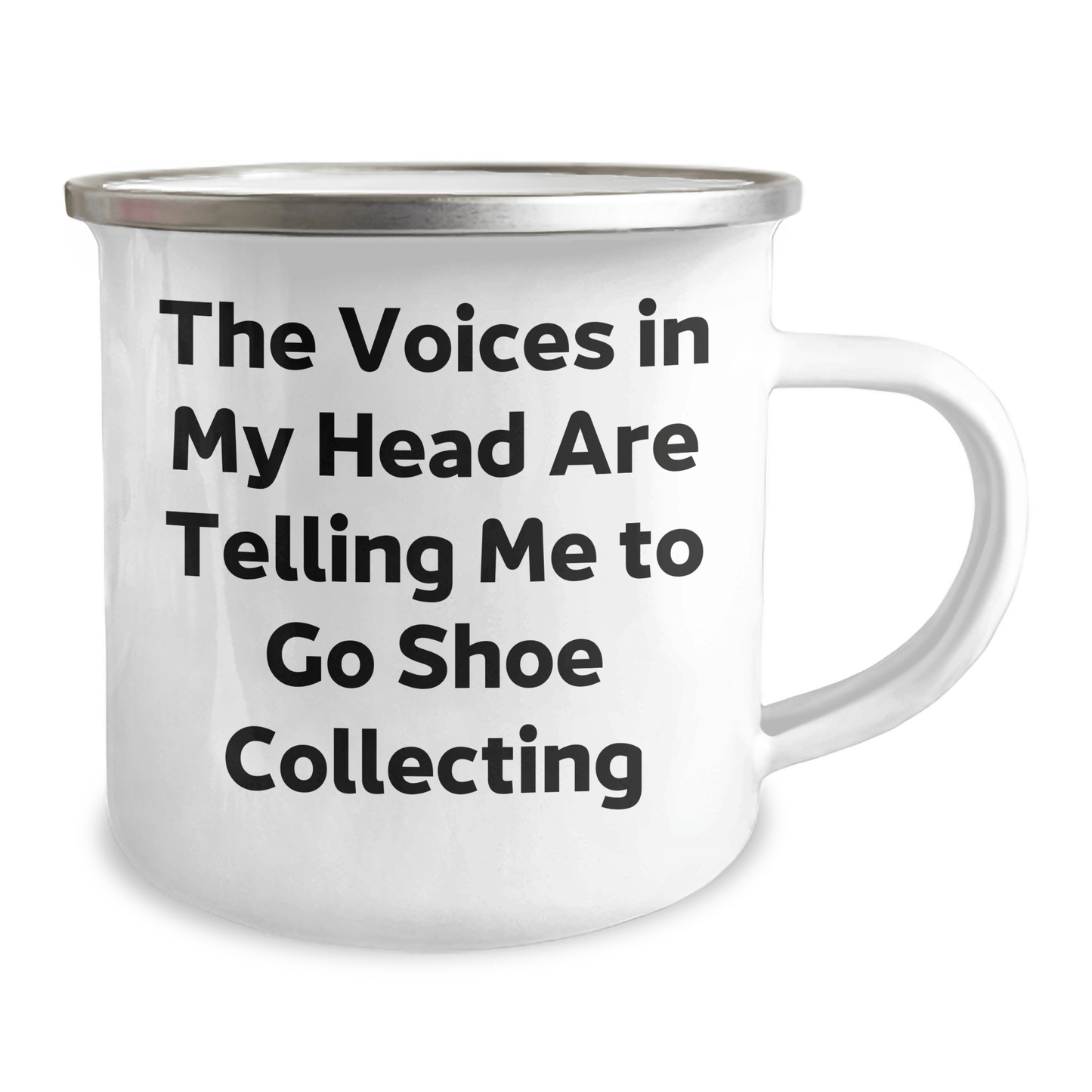 Funny Shoe Collecting Gifts for Him, Gifts from Friends, Inspirational Quote on Camping Mug for Graduation, Unique Shoe Collecting Mugs for Men, Shoe Collecting Enthusiasts - Victory Thru Vision