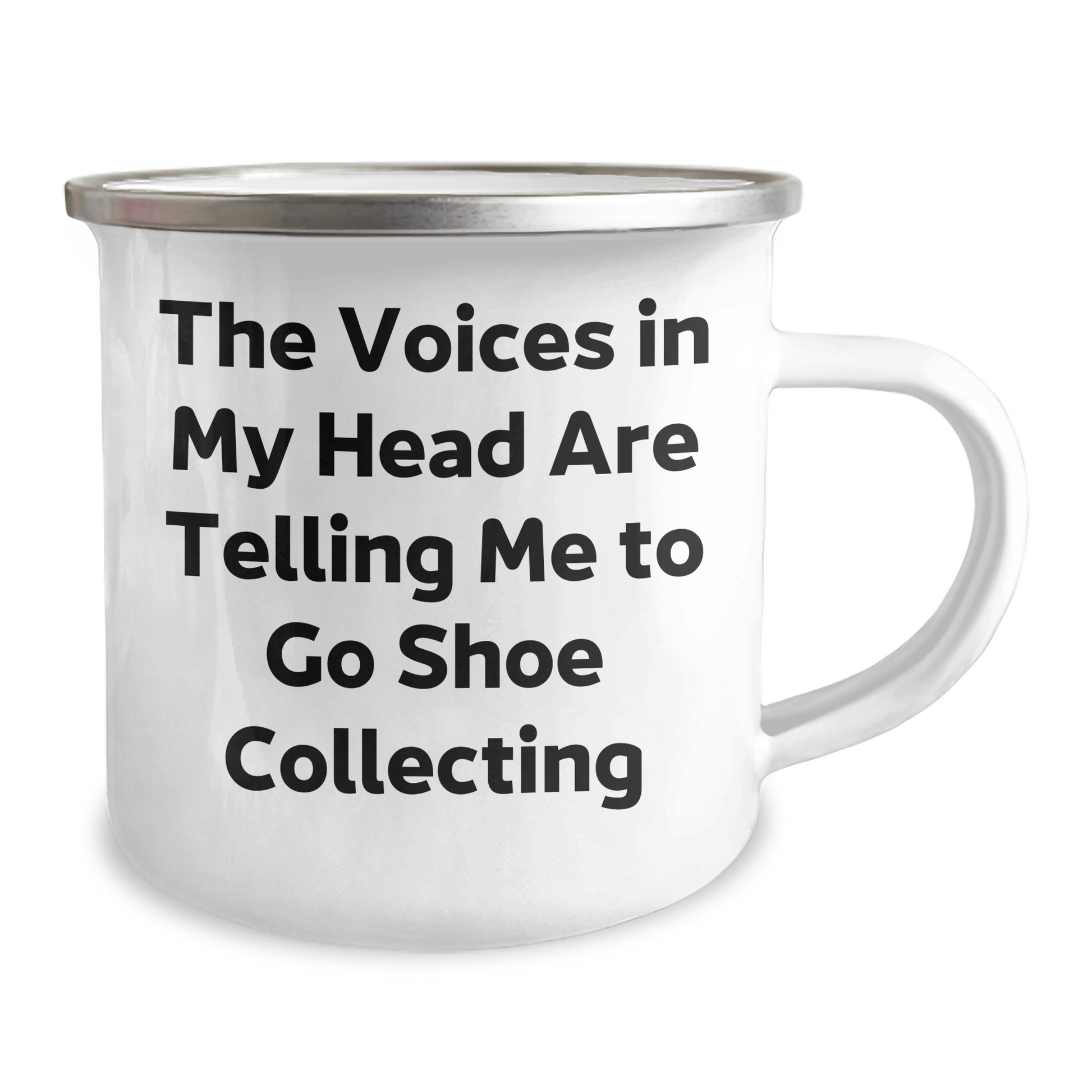 Funny Shoe Collecting Gifts for Him, Gifts from Friends, Inspirational Quote on Camping Mug for Graduation, Unique Shoe Collecting Mugs for Men, Shoe Collecting Enthusiasts - Victory Thru Vision