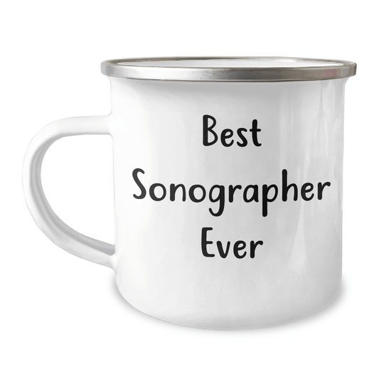 Funny Sonographer Gifts from Family, Unique Camping Mugs for Best Sonographer Ever, Graduation Unique Gifts - Victory Thru Vision