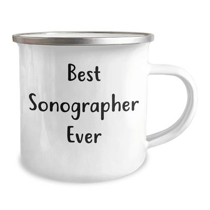 Funny Sonographer Gifts from Family, Unique Camping Mugs for Best Sonographer Ever, Graduation Unique Gifts - Victory Thru Vision