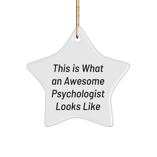Funny Star Ornament Gifts from Friends to Awesome Psychologists This Christmas - Victory Thru Vision 