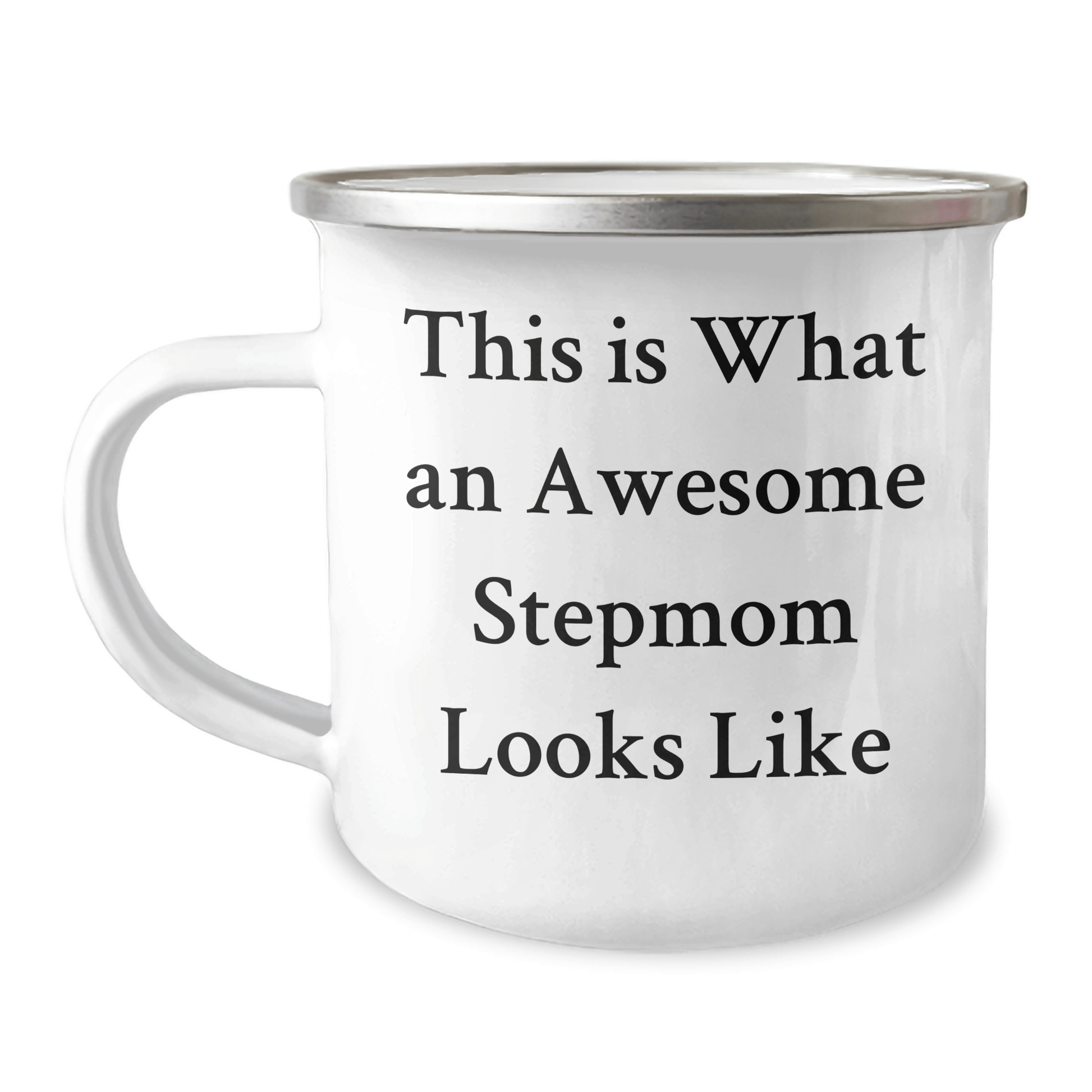 Funny Stepmom Gifts from Friends for Awesome Stepmoms on Graduation - This Is What An Awesome Stepmom Looks Like, Camping Mug - Victory Thru Vision 