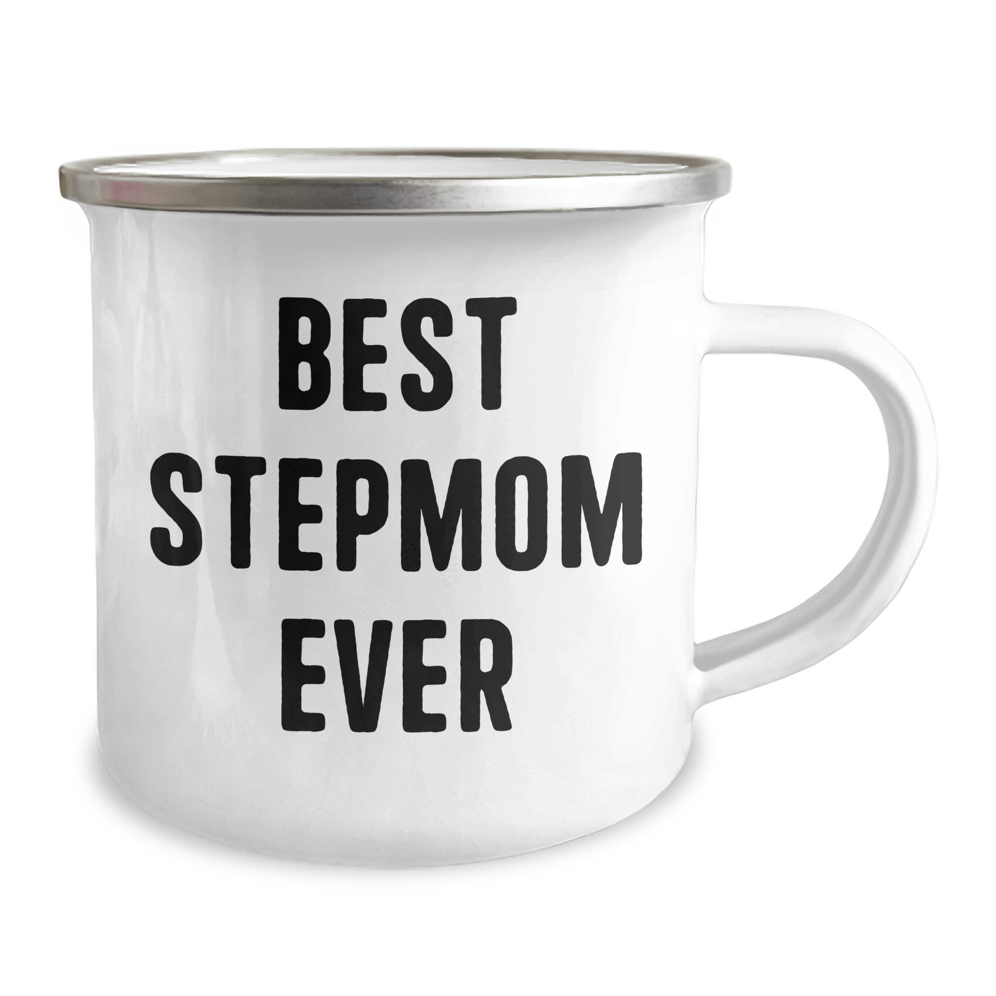 Funny Stepmom Gifts from Men to Best Stepmom Ever on Graduation, Camping Mug for Stepmom - Victory Thru Vision