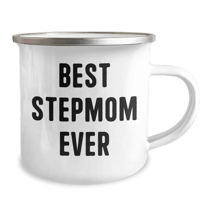 Funny Stepmom Gifts from Men to Best Stepmom Ever on Graduation, Camping Mug for Stepmom - Victory Thru Vision