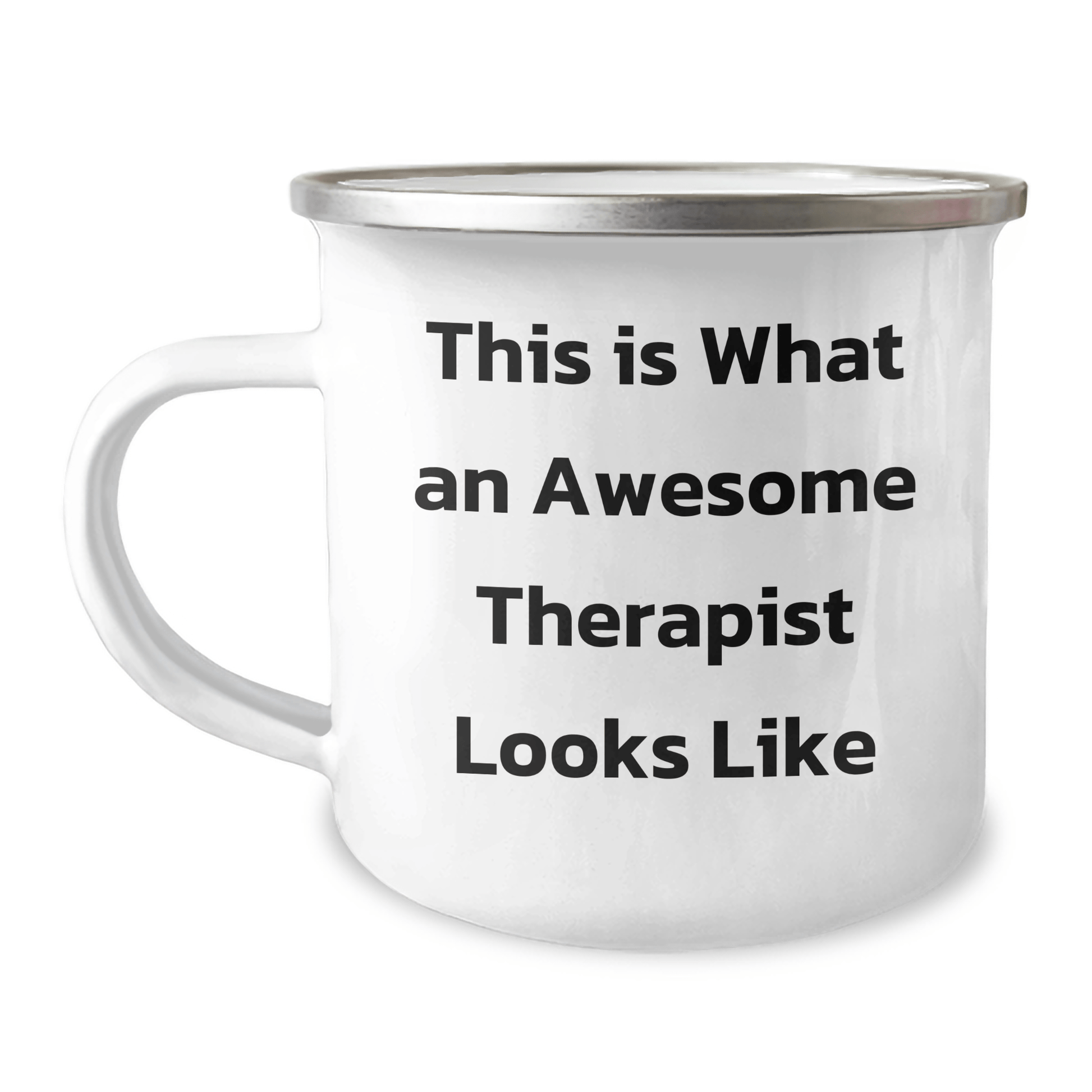 Funny Therapist Gifts, Camping Mug for Awesome Therapist, Gifts from Men to Therapist, This Is What An Awesome Therapist Looks Like, Perfect for Father's Day - Victory Thru Vision 