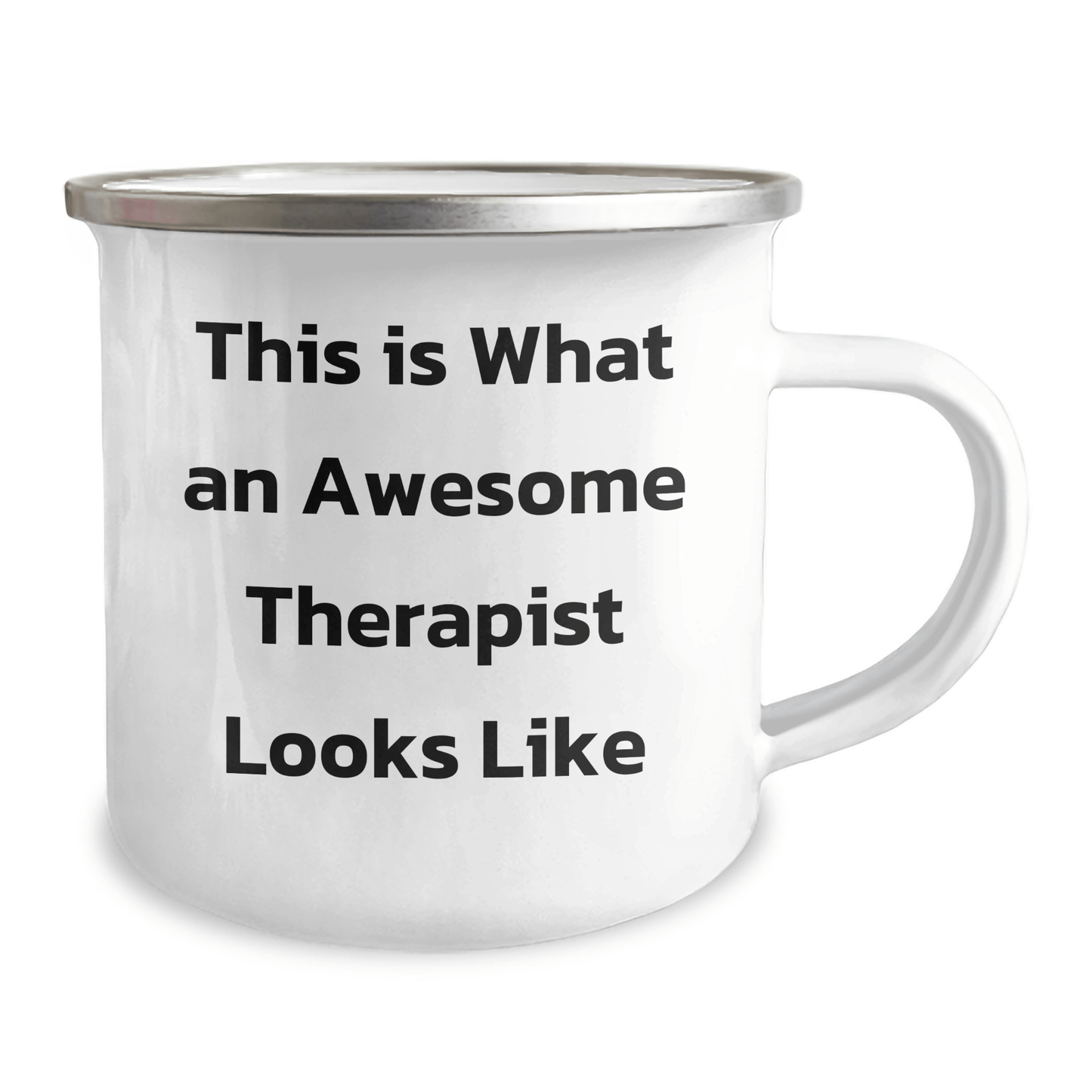 Funny Therapist Gifts, Camping Mug for Awesome Therapist, Gifts from Men to Therapist, This Is What An Awesome Therapist Looks Like, Perfect for Father's Day - Victory Thru Vision 