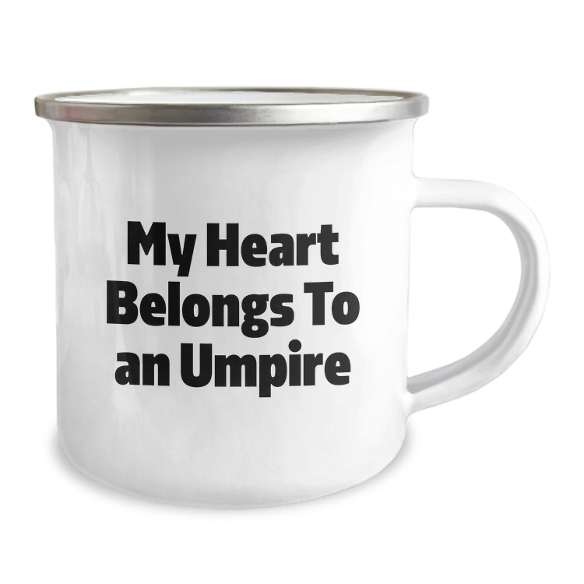 Funny Umpire Gifts from Men to Friends - My Heart Belongs To An Umpire Umpire Birthday Unique Gifts - Victory Thru Vision