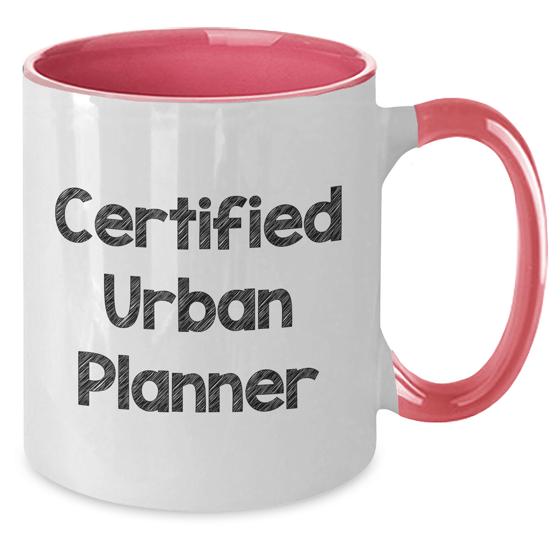 Funny Urban Planner Gifts, Unique Two Tone Coffee Mug for Dad - Gifts from Men for Urban Planner, Father's Day Unique Gifts - Victory Thru Vision 