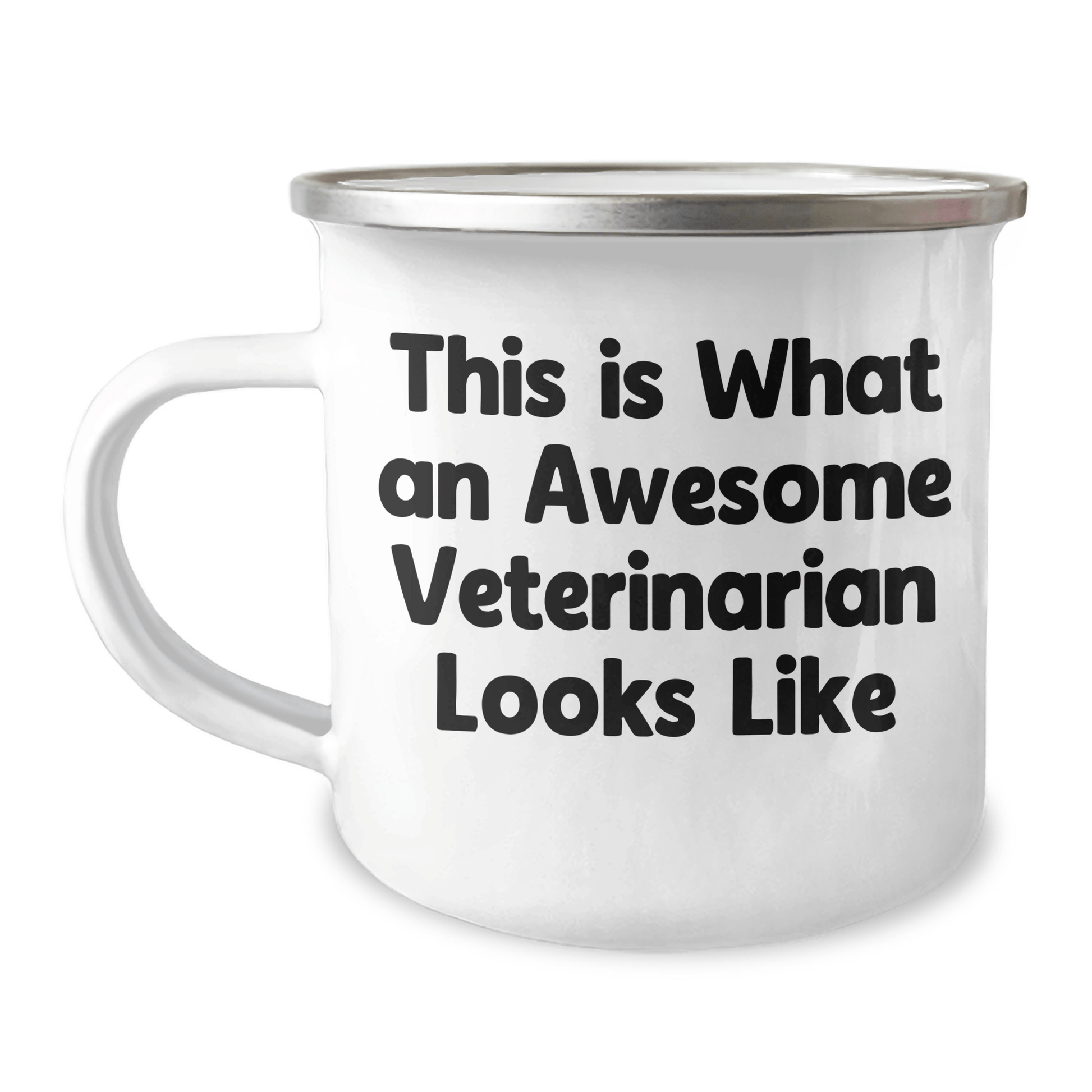 Funny Veterinarian Gifts from Family - This Is What An Awesome Veterinarian Looks Like Camping Mug for Father's Day - Victory Thru Vision 
