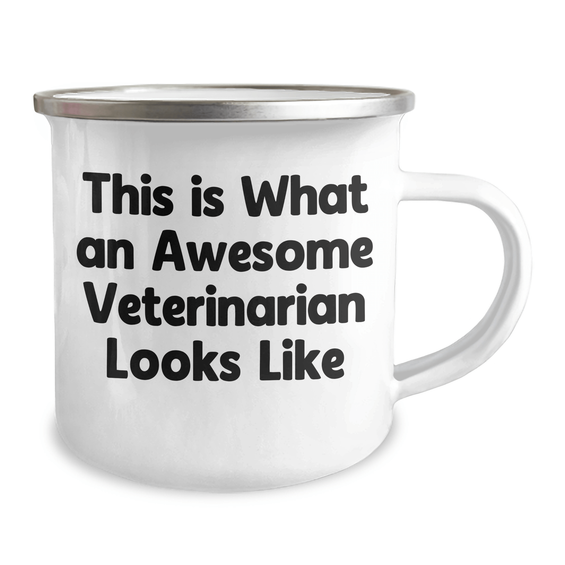 Funny Veterinarian Gifts from Family - This Is What An Awesome Veterinarian Looks Like Camping Mug for Father's Day - Victory Thru Vision 