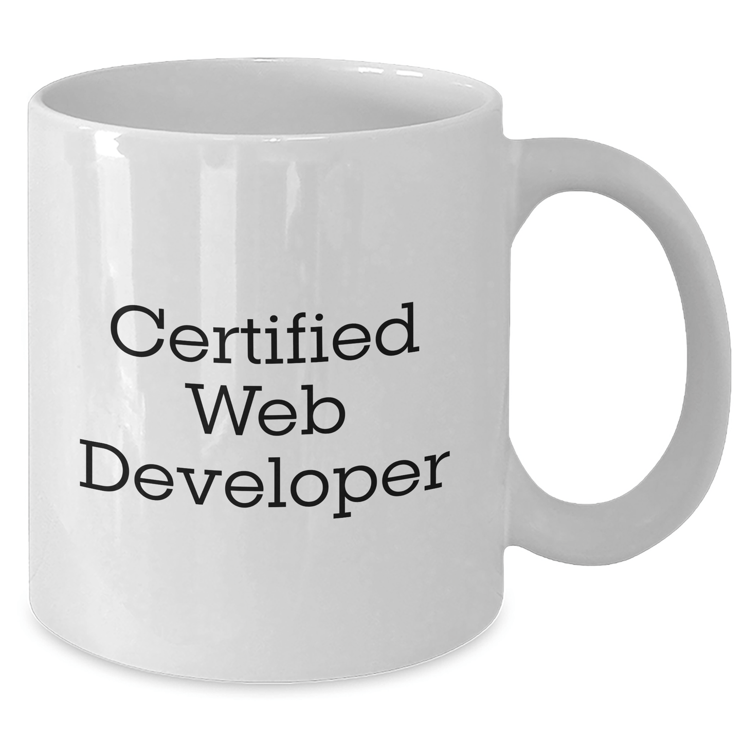 Funny Web Developer Quote Gifts from Dad, Father's Day Unique Gifts for Web Developer, White Coffee Mug, 11oz or 15oz Capacity, Ceramic, Microwave, and Dishwasher Safe - Victory Thru Vision 