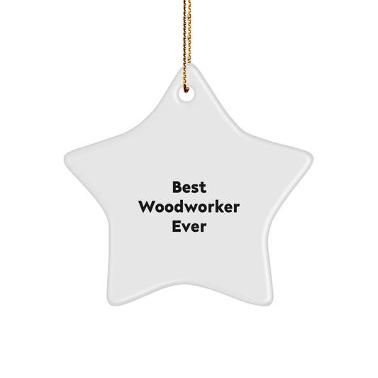 Funny Woodworker Gifts, Best Star Ornament for Christmas, Gifts from Woodworker to Woodworker - Victory Thru Vision