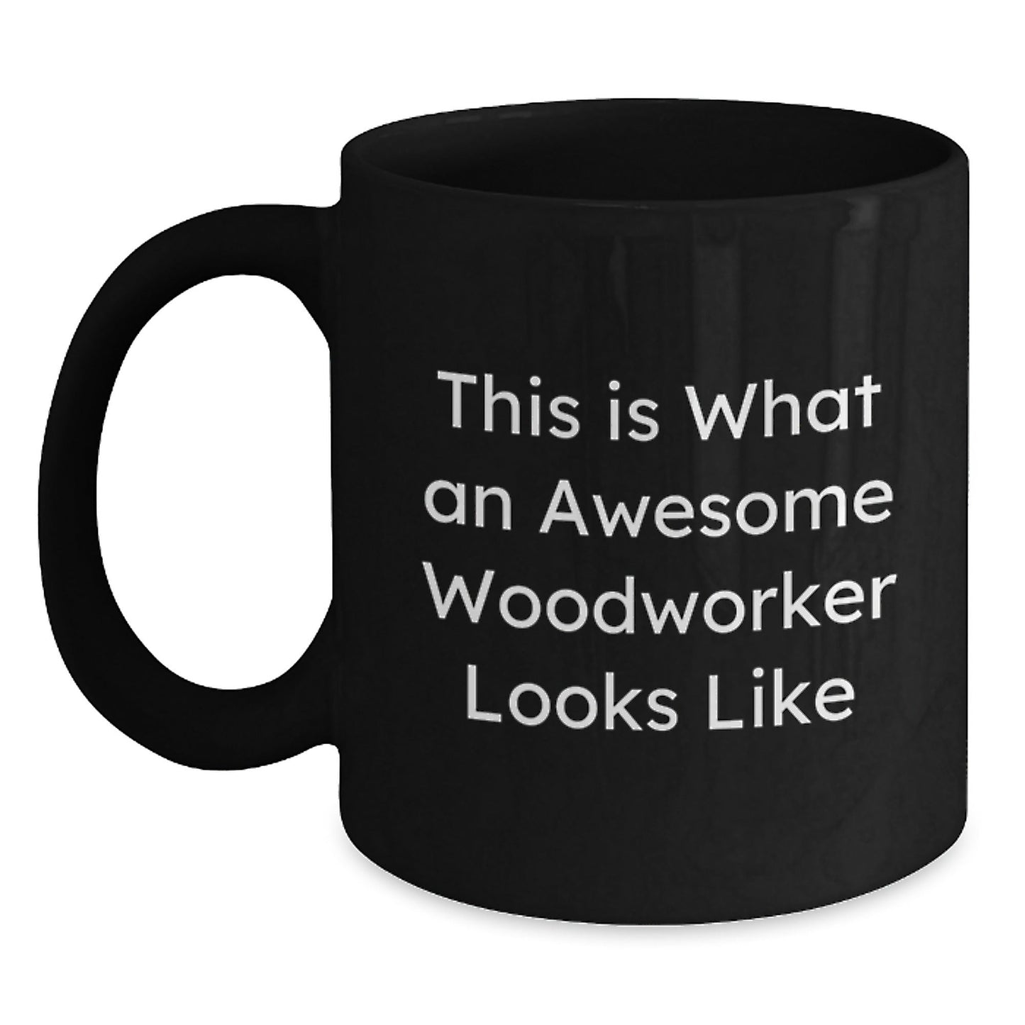 Funny Woodworker Gifts from Friends to Awesome Woodworkers, Birthday Unique Mugs with Quotes, Black Coffee Mug for Men, Black Coffee Mug for Women, Black Coffee Mug for Family - Victory Thru Vision