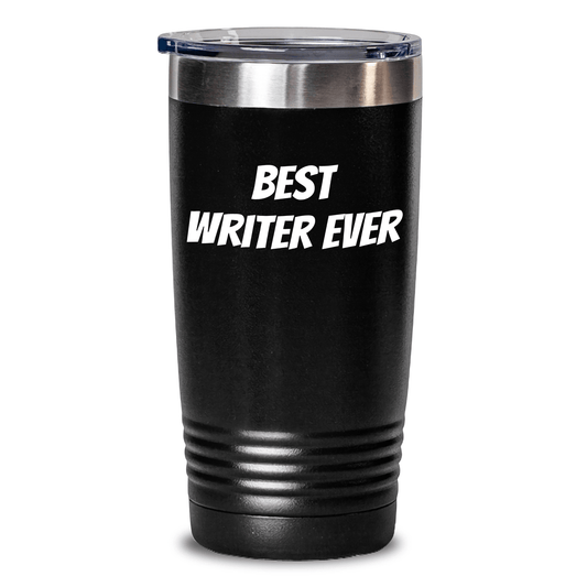 Funny Writer Gifts from Friends to Best Writer Ever Tumbler for Graduation - Victory Thru Vision