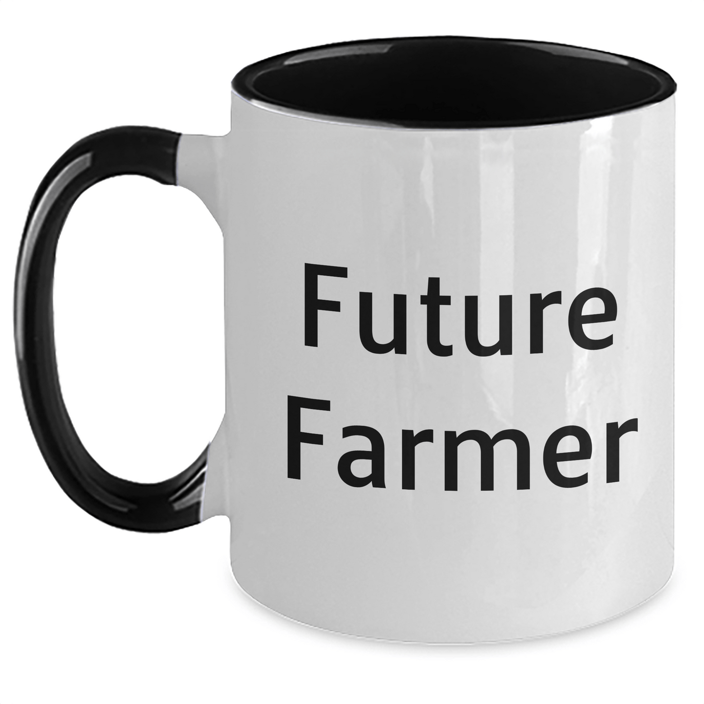Future Farmer Funny Two Tone Coffee Mug Gifts from Family, Gifts for Farmer - Victory Thru Vision