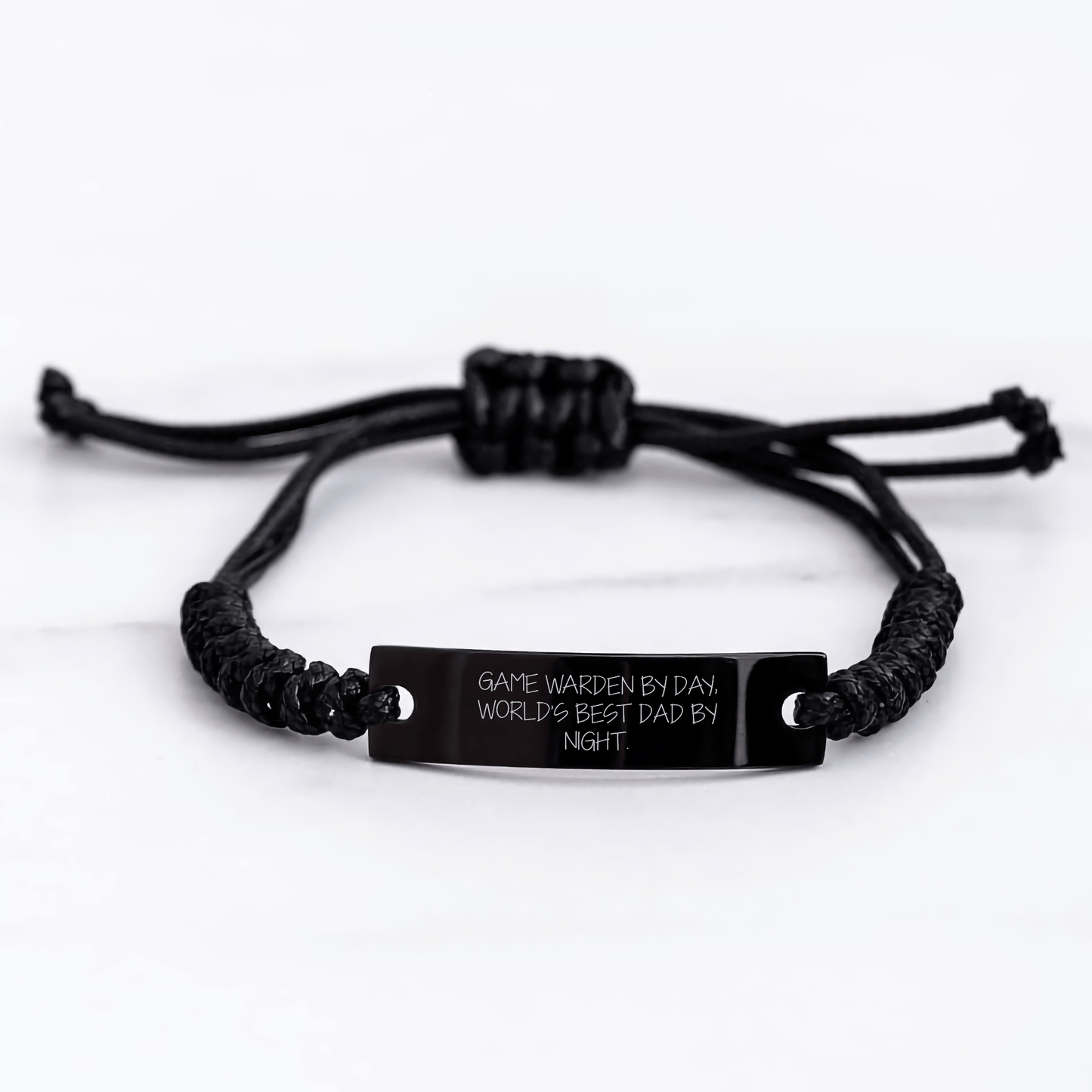 Game Warden Gifts, Rope Bracelet, Funny Quote, Gifts from Dad, for Game Warden, Mother's Day Unique - Victory Thru Vision 