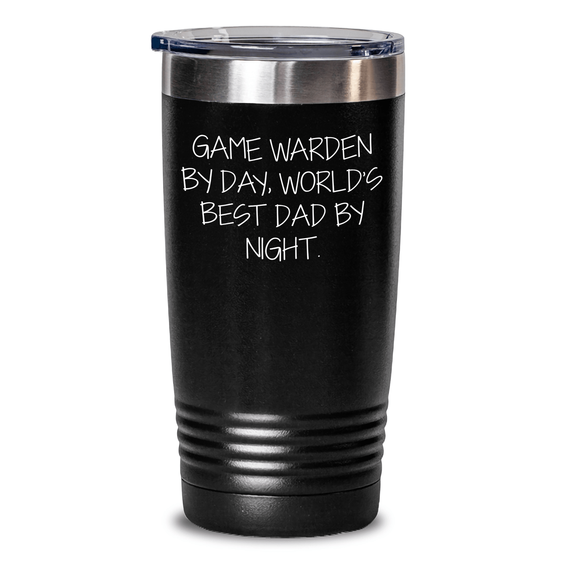 Game Warden Humor Gifts from Men to Game Wardens, Funny Tumbler for Mother's Day, Gifts for Game Warders, Dad's Best Dad By Night - Victory Thru Vision 