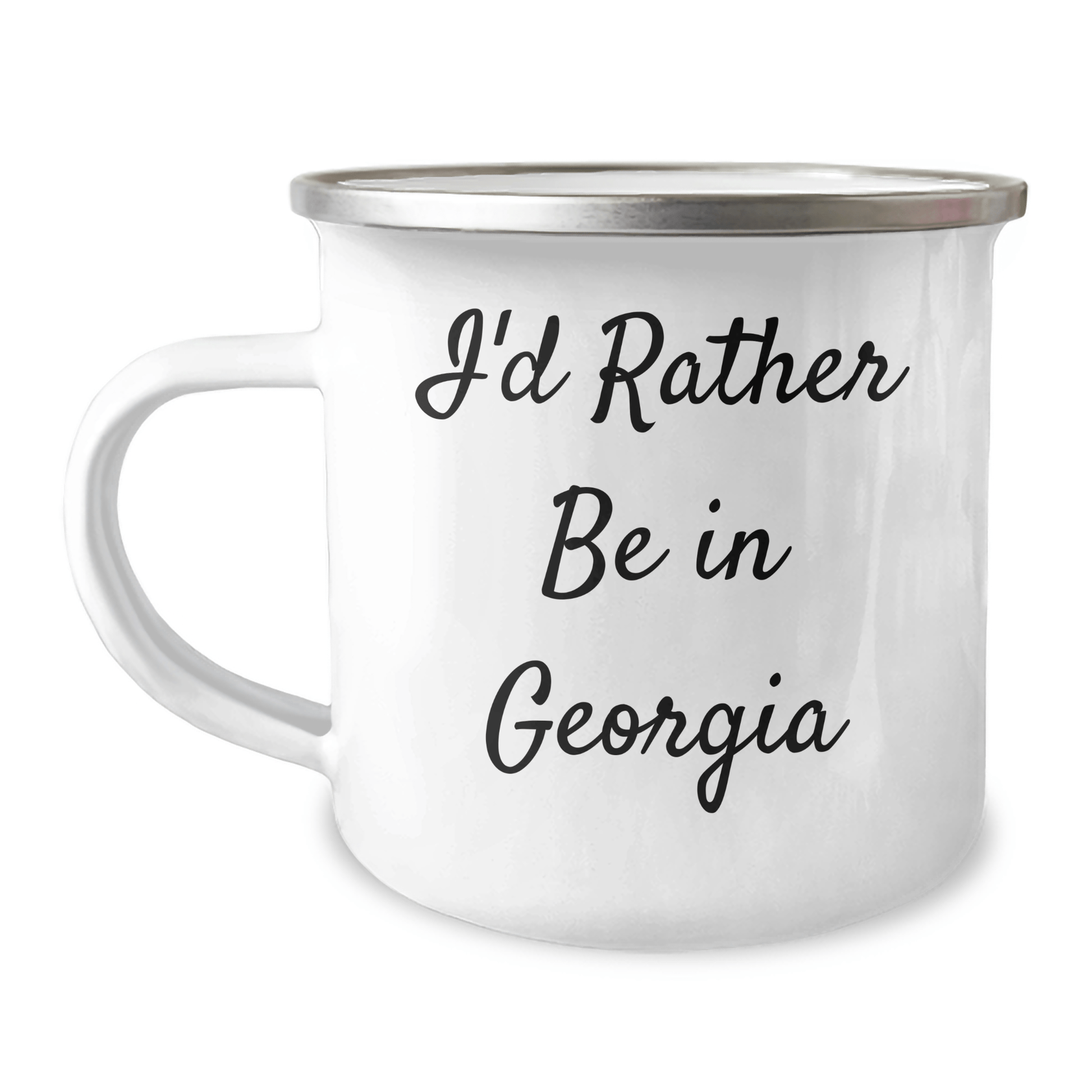 Georgia Camping Mug - 'I'd Rather Be In Georgia' - Unique Gifts for Men, Women, and Friends - Funny Graduation Presents - Victory Thru Vision 