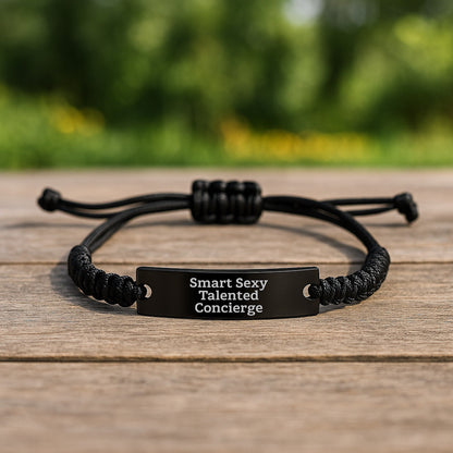 Gifts from Concierge, Smart Sexy Talented Inspirational Rope Bracelet for Graduation, Unique Concierge Gifts for Men or Women - Victory Thru Vision