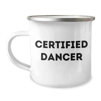 Gifts from Dancer Friends - Funny Quote for Father's Day Camping Mug for Men - Victory Thru Vision 