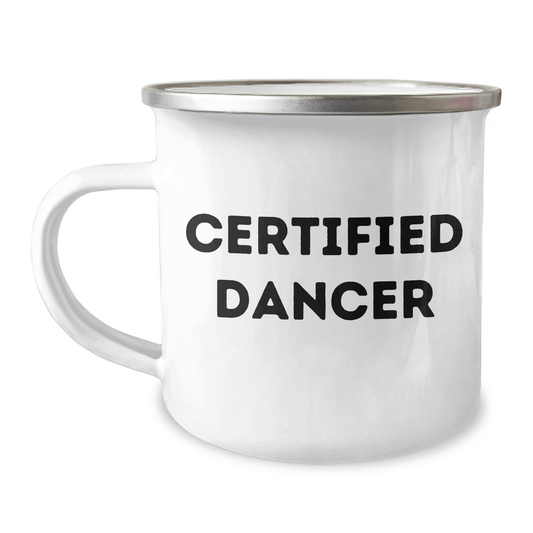 Gifts from Dancer Friends - Funny Quote for Father's Day Camping Mug for Men - Victory Thru Vision 