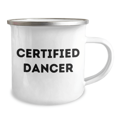 Gifts from Dancer Friends - Funny Quote for Father's Day Camping Mug for Men - Victory Thru Vision 