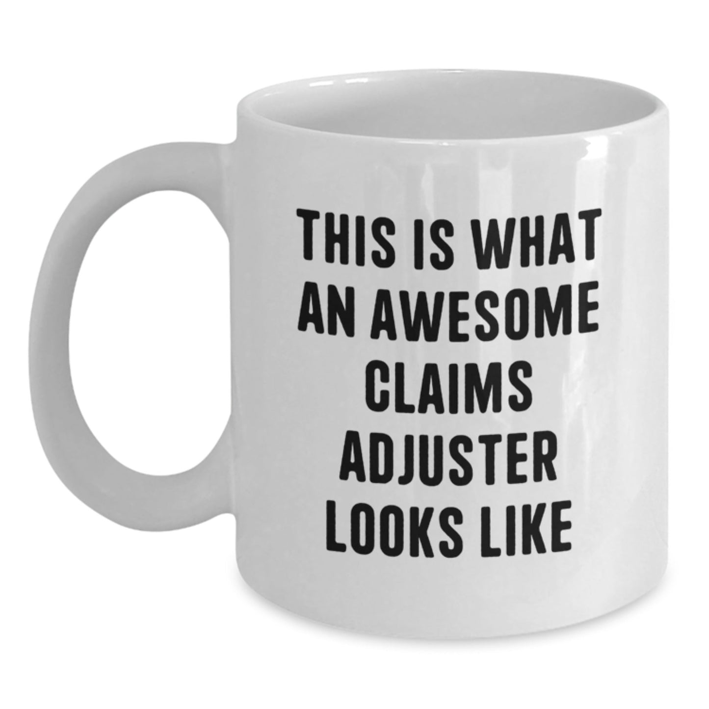 Gifts from Friends for Claims Adjuster, Funny White Coffee Mug, Graduation Unique Gifts - Victory Thru Vision