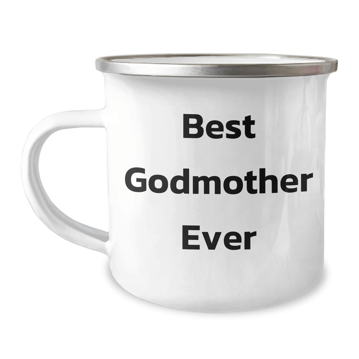 Gifts from Friends to Best Godmother Ever, Funny Camping Mug for Father's Day, Godmother Gifts - Victory Thru Vision 