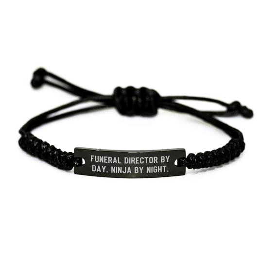 Gifts from Men for Funeral Directors By Day. Ninja By Night. - Unique Rope Bracelts for Mom's Day - Victory Thru Vision 