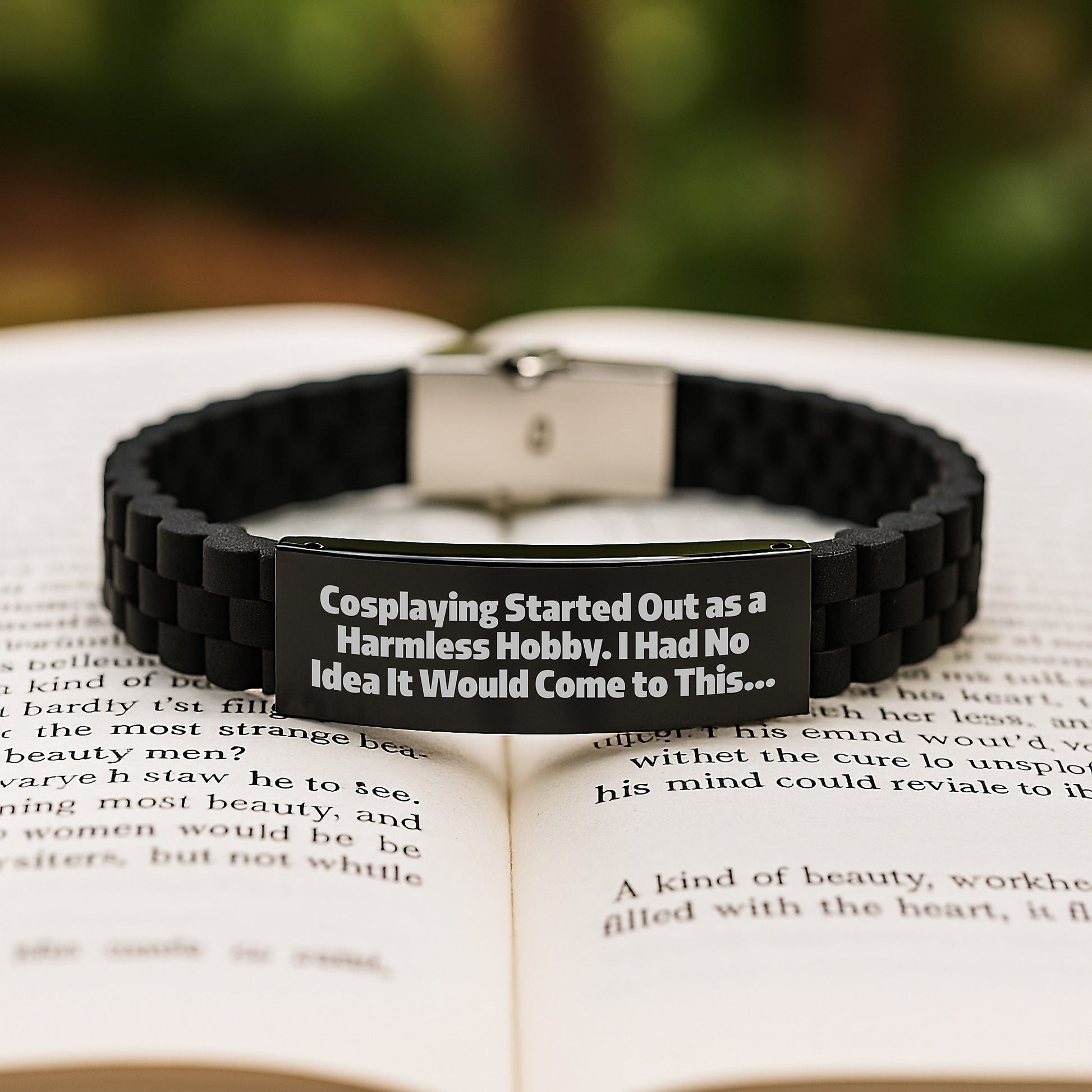 Funny Cosplaying Gifts for Cosplaying Men from Friends, Glide lock Clasp Bracelet Christmas Unique Presents - Image 2