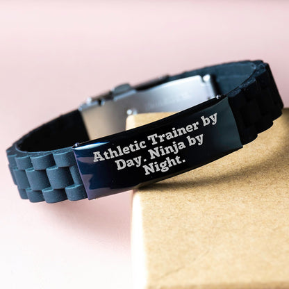 Funny Athletic Trainer Gifts from Men, Unique Glide lock Clasp Bracelet for Athletic Trainers, Ninja Inspired Christmas Unique Gifts - Image 3