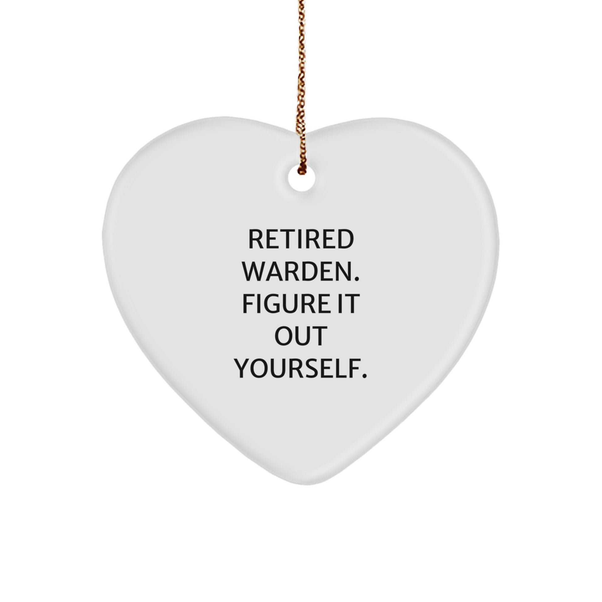 Heartfelt Gift for Retired Wardens - Funny Warden Wishes on Christmas - Image 1