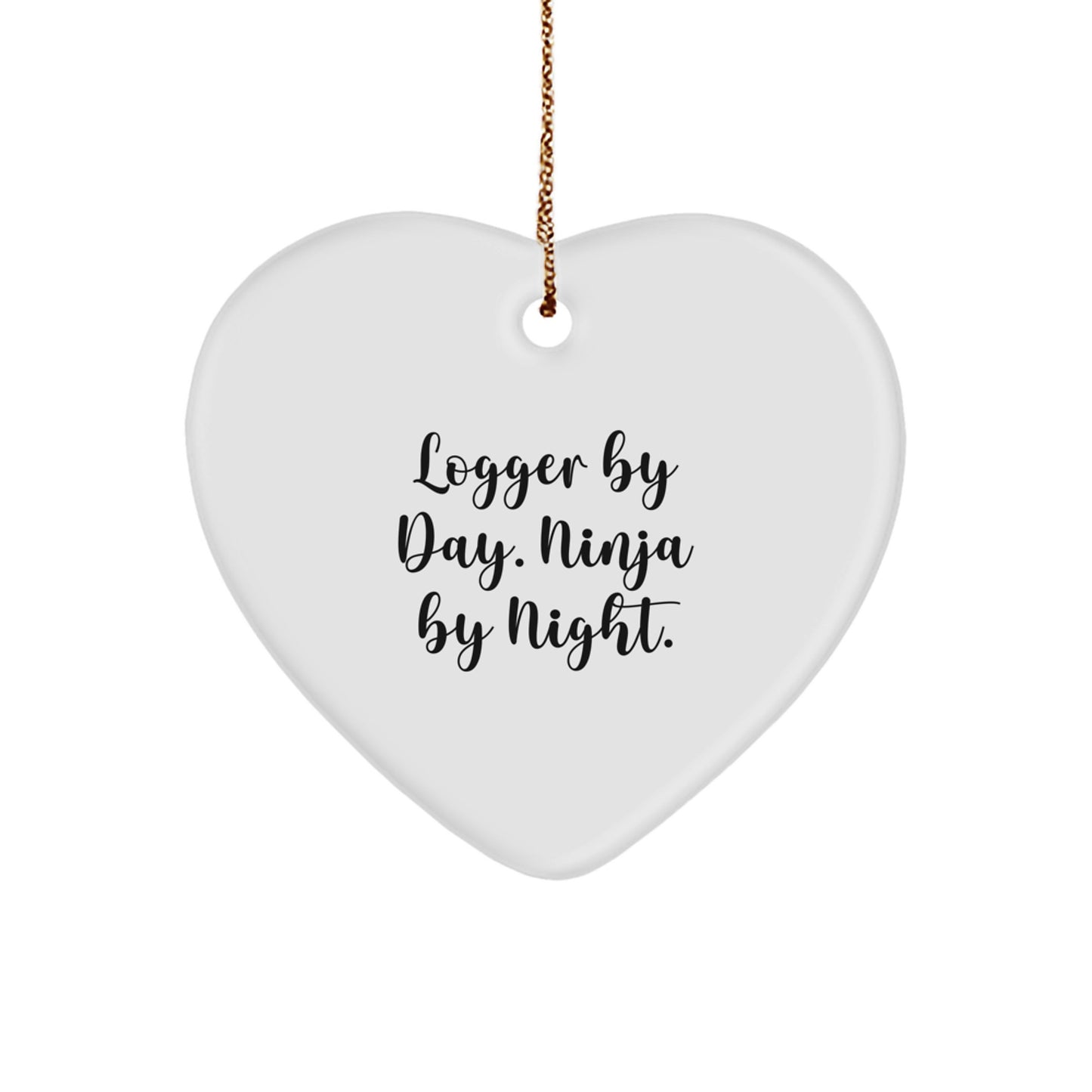 Logger's Heart: Gifts from Men for Logger Friends, Logger Gifts for Christmas - Image 1