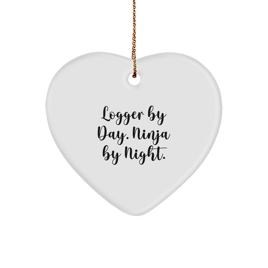 Logger's Heart: Gifts from Men for Logger Friends, Logger Gifts for Christmas - Image 1