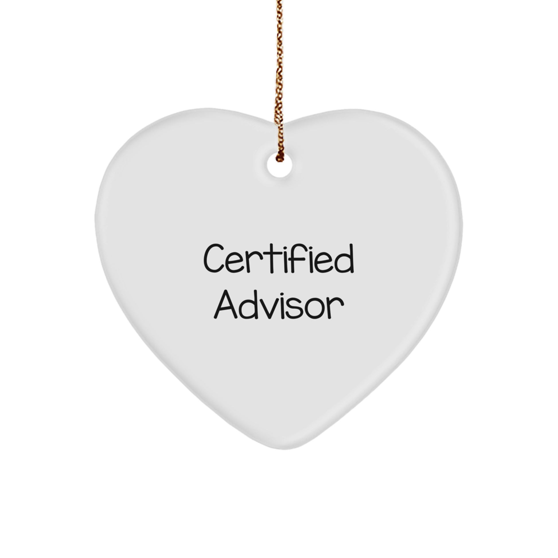 Funny Gift for Advisor, 'You're a-maze-ing!' Heart Ornament, Advisor Gifts, Christmas Unique Gifts from Friends, Gifts for Advisor - Image 1